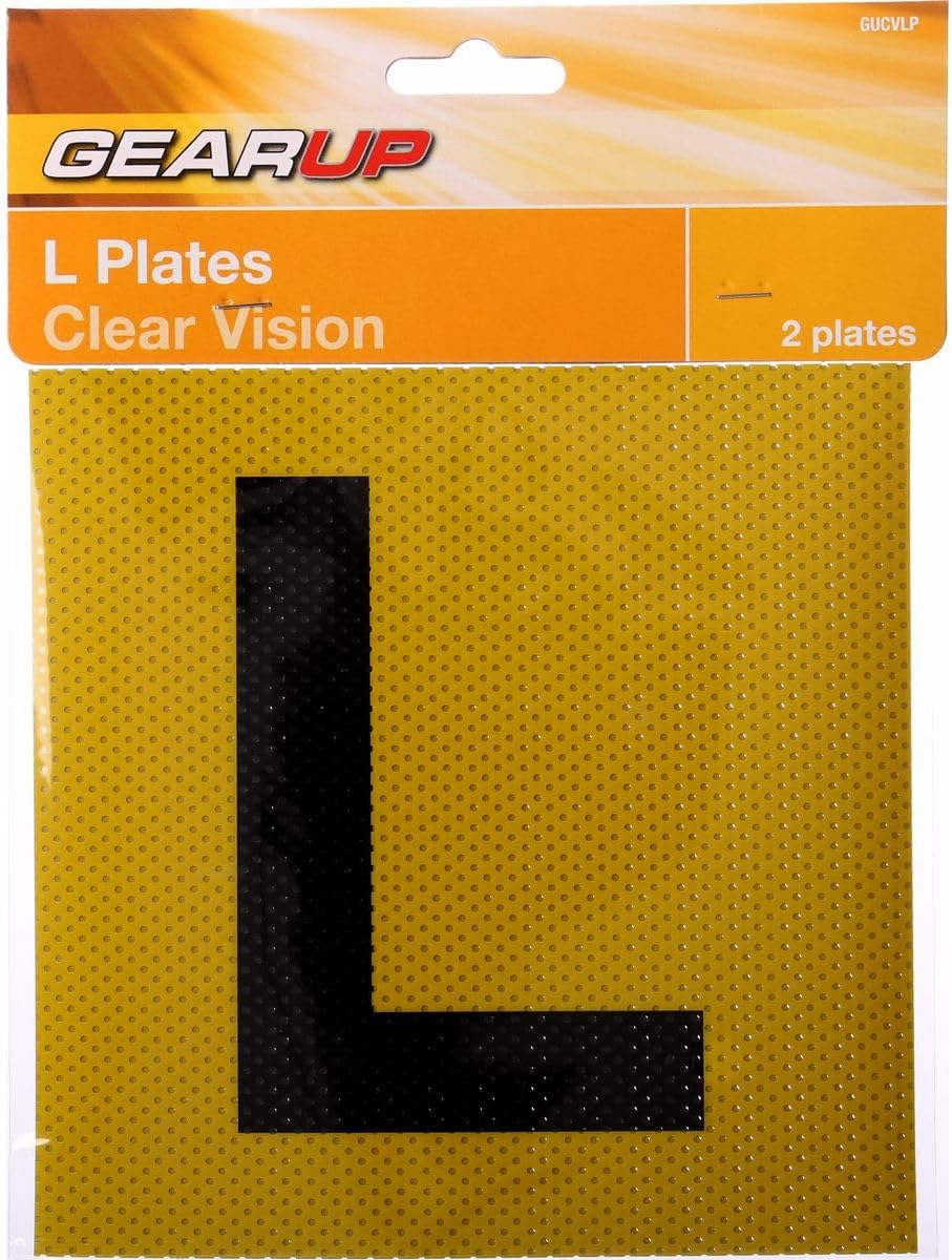 Gearup Clear Vision L Learner Plate Set GUCVLP image number 1