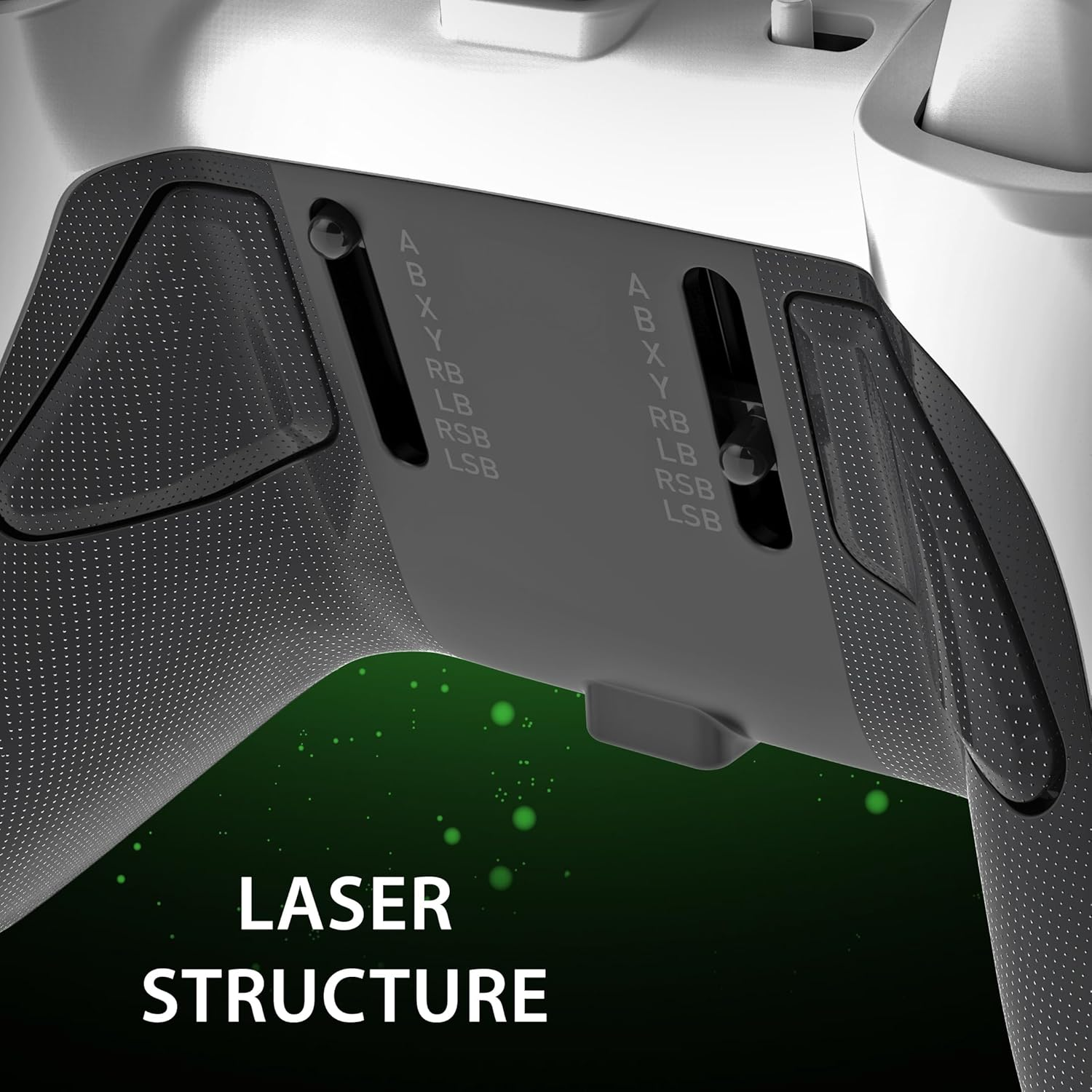 Snakebyte Gamepad Pro X&trade; Wired Xbox Controller Smart Gamepad for Windows Xbox 360 and Series X with Hall Effect Sensors Detachable USB-C Cable Paddles and 3.5Mm Headset Jack White - White  Black image number 3