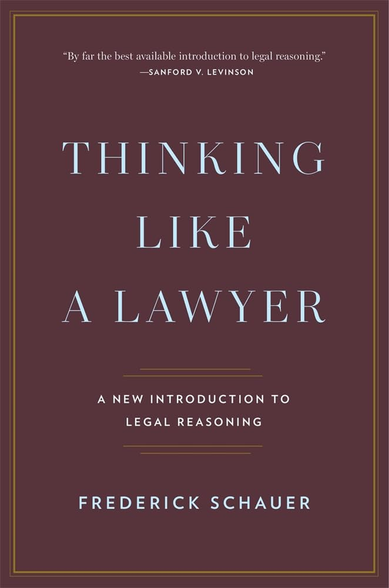 Thinking like a Lawyer: a New Introduction to Legal Reasoning image number 1