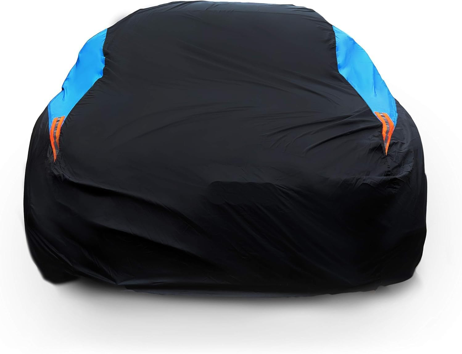 Waterproof Car Cover, All-Weather Snow Proof, UV Proof, Windproof Outdoor Full Car Cover, Suitable for Sedans, SUV, Pickup Truck (Suitable for Vehicle Length 5.1-5.3 Meters, Blue)