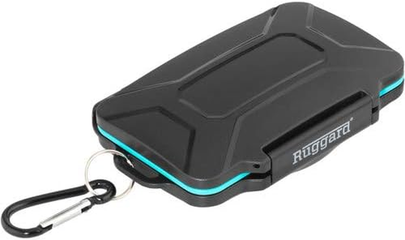 Ruggard Leda Memory Card Case for SD & Microsd Cards (Black) image number 6