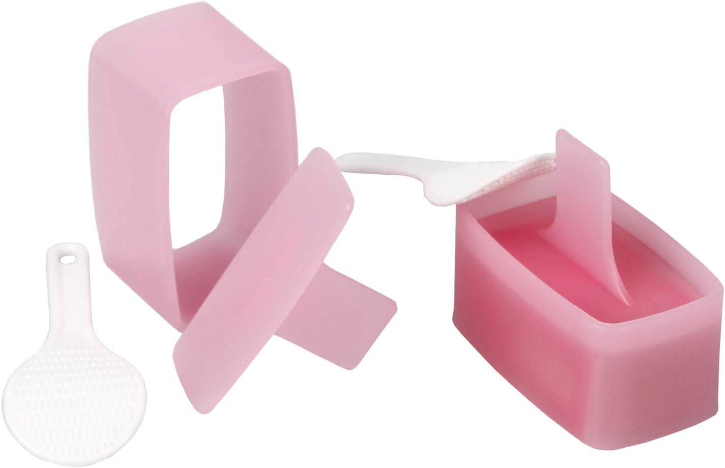 Rectangular Sushi Rice Mold, DIY Tool for Square Rice Machine (2 Pcs, Pink) image number 6