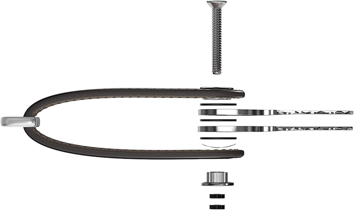 Generic Compact Key Holder, Stylish & Practical Pocket Key Organizer with Secure Locking Mechanism - Keep Keys Neat, Safe, and Easily Accessible - Ideal for Home, Office, and Outdoor Use. R (Black)