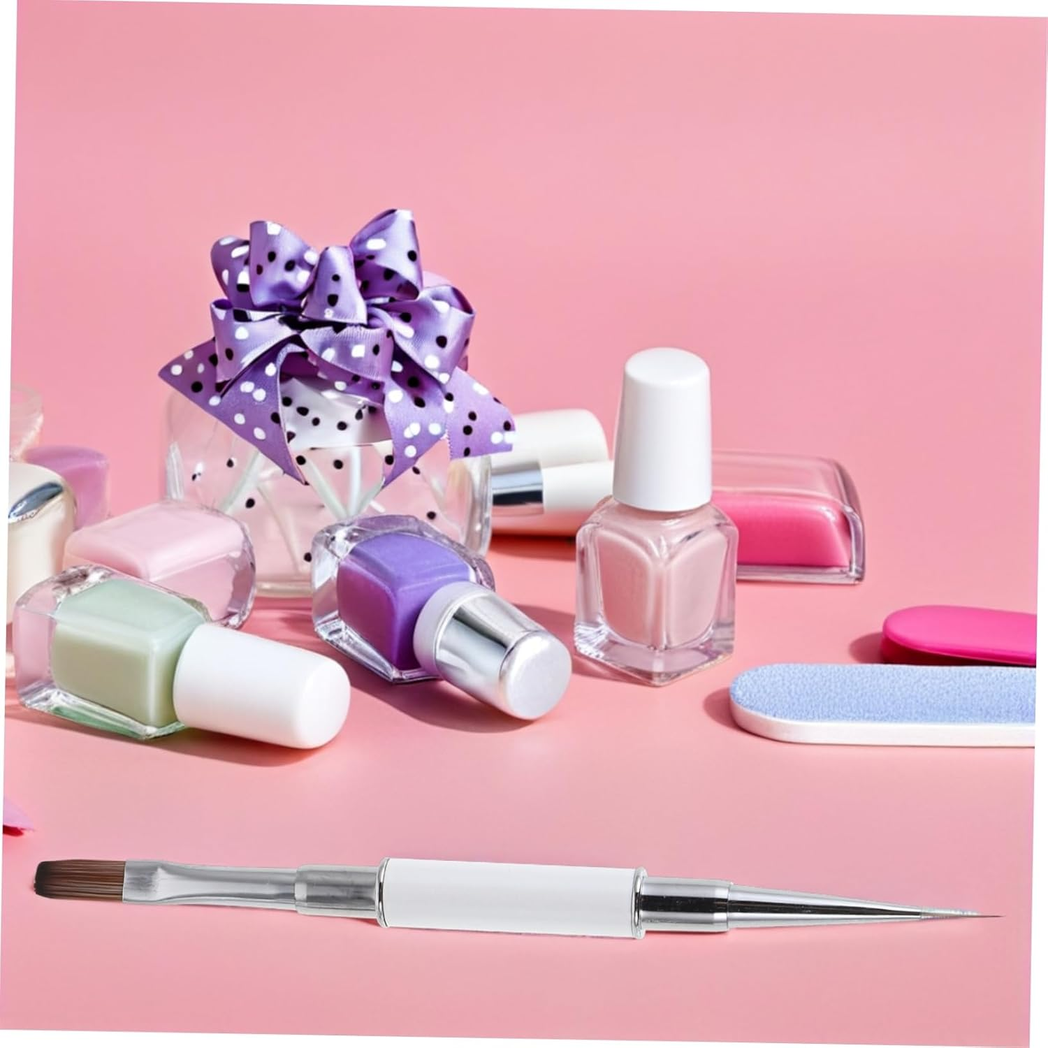 3Pcs Double Ended Nail Art Brushes Fine Detail Liner Pens for Precise Line Drawing and Gradient Effects Versatile Nail Brush Tools for Salon and Personal Manicure Designs image number 6