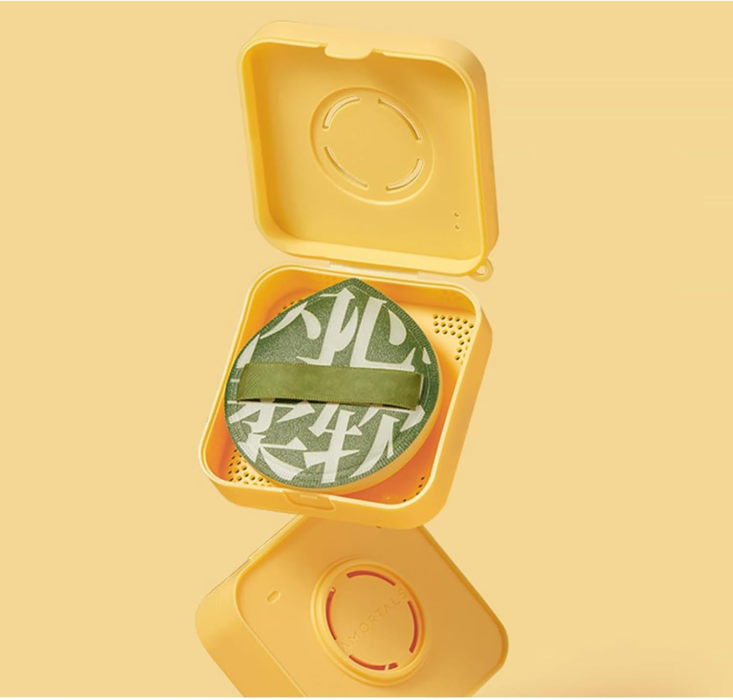 Updated Version !1Bag of 2 PCS Cute Soft Makeup Foundation Puff Soft Makeup Puff Set, Beauty Sponge Foundation Applicator, Create Flawless Skin (XL with Case) image number 3