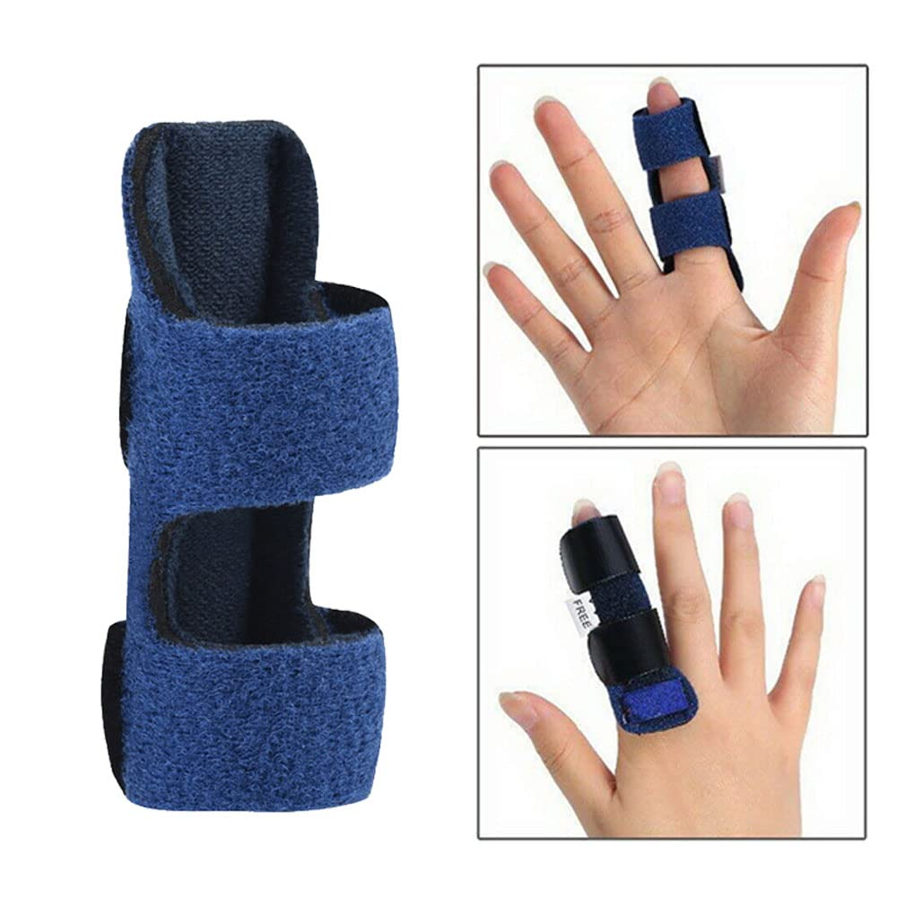 Finger Splint Brace Fracture Trigger Fingers Protector Pain Relief Adjustable AU