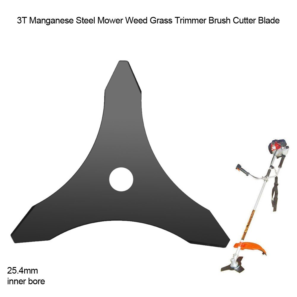 Brush Cutter Blade 3-Tooth with 25.4 Mm Bore Weed Cutter Metal Blade Brushcutter & Trimmer Strimmer Blades image number 2