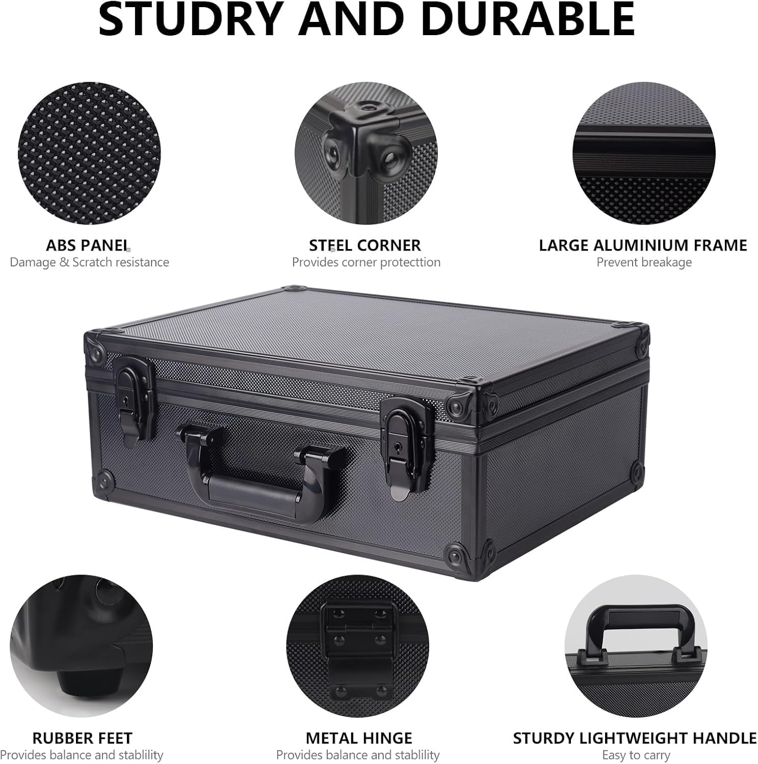 OYES Storage Box for Rigid Card, Trading Card Storage Hard Case Fits PSA BGS MTG FGS & SGC, Sports Collector Storage Boxes for Trading Cards, Baseball, Locakble Carrier Bag Case image number 1