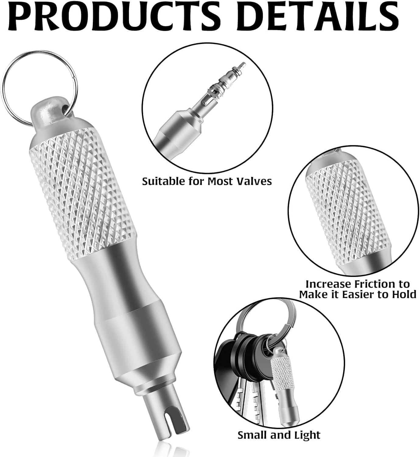 Car Valve Stem Removal Tool, 2Pcs Valve Core Removal Tool Tire Stainless Steel Valve Stem Tool,Valve Core Removal Tool,Stainless Steel Valve Core Remover Tool,Tire Valve Stem Tire Repair Install Tool image number 2