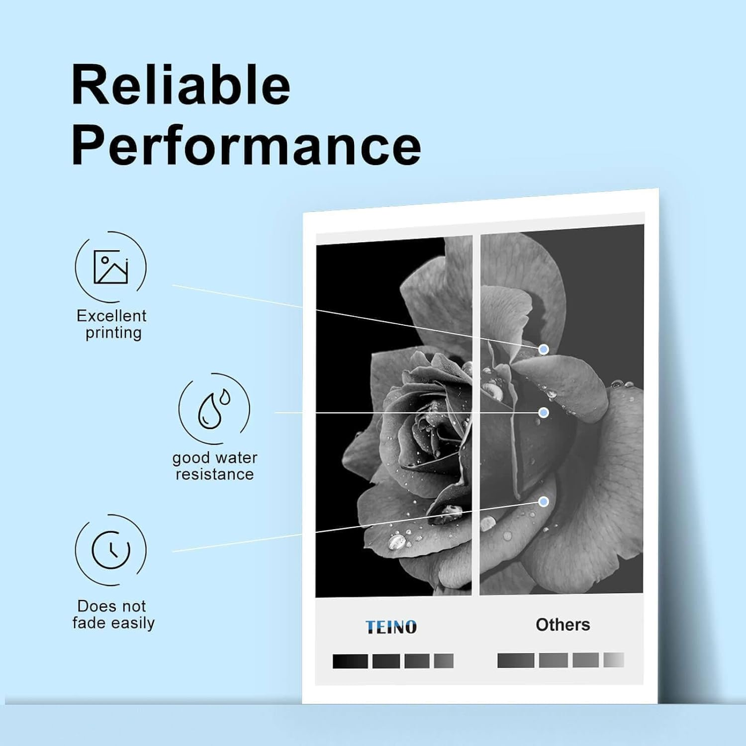 62XL Ink Cartridges Black and Tricolor for Compatible 62 XL 62Xl High Yield for Envy 5540 5542 7640 7645 8000 8005 5640 5642 5643 5644 5646 5660 5665 Officejet 200 250 258 image number 3