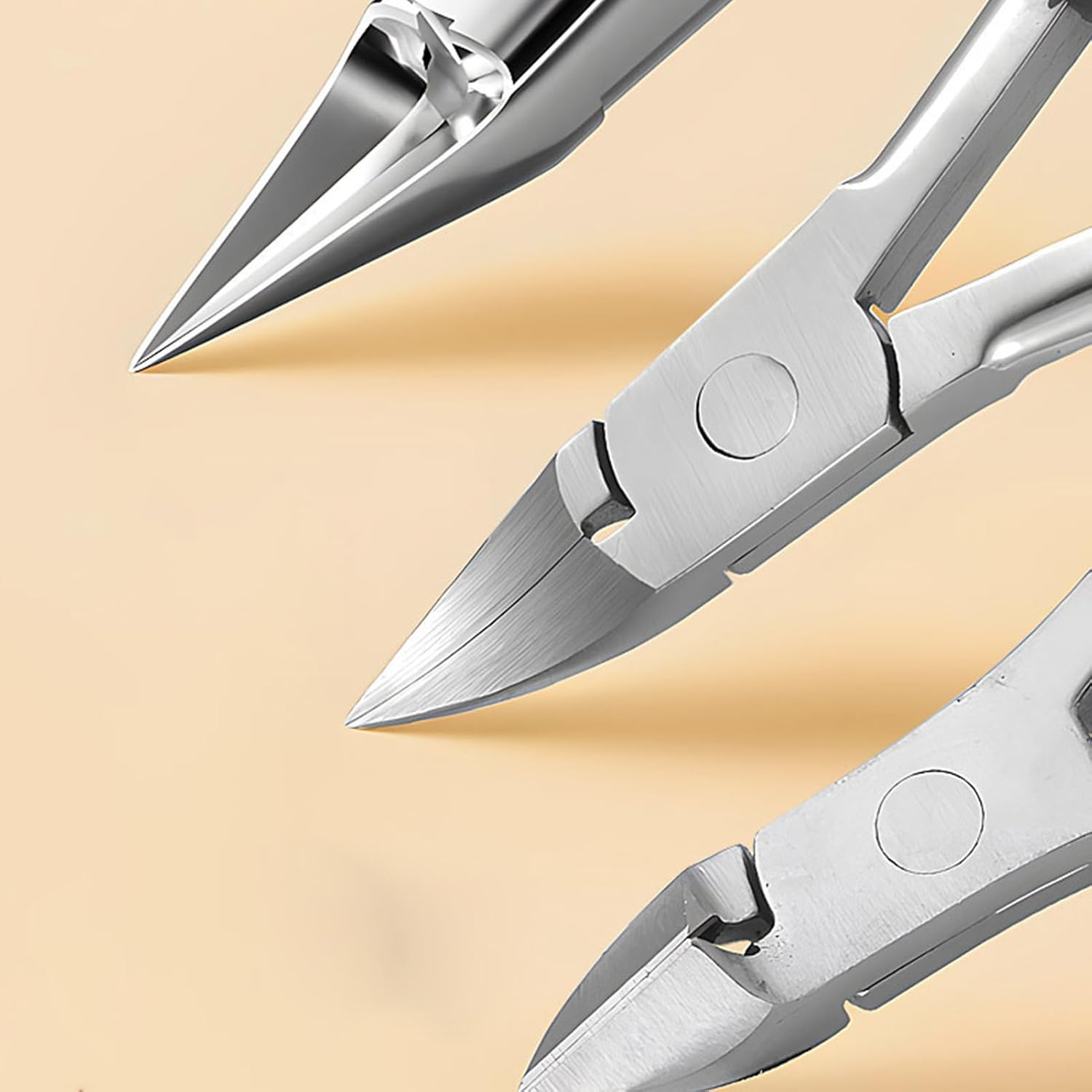 Curved Nail Clippers, Thick Toenails Trimmer, Portable Ergonomic Ingrown Nail Clippers for Salon Pedicure Manicure Home Women Men Kids image number 3