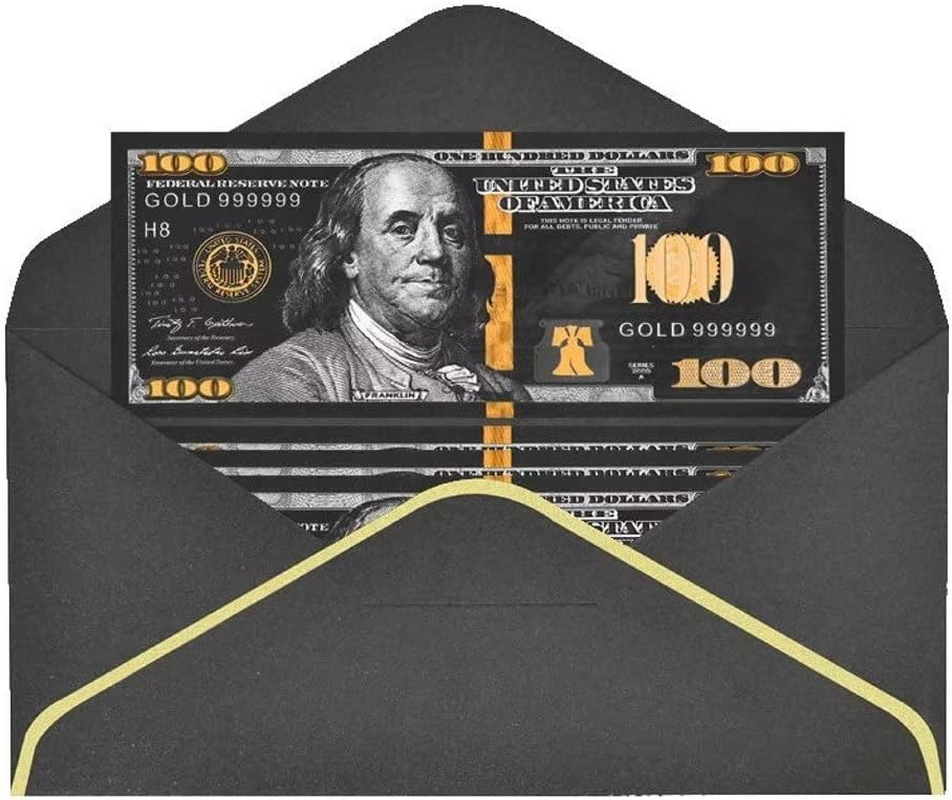 Black Gold Dollar Bills, 100 Gold Bills Bank Note for Collectors, 10Pc-100 Black Gold - 10Pc 100 image number 6