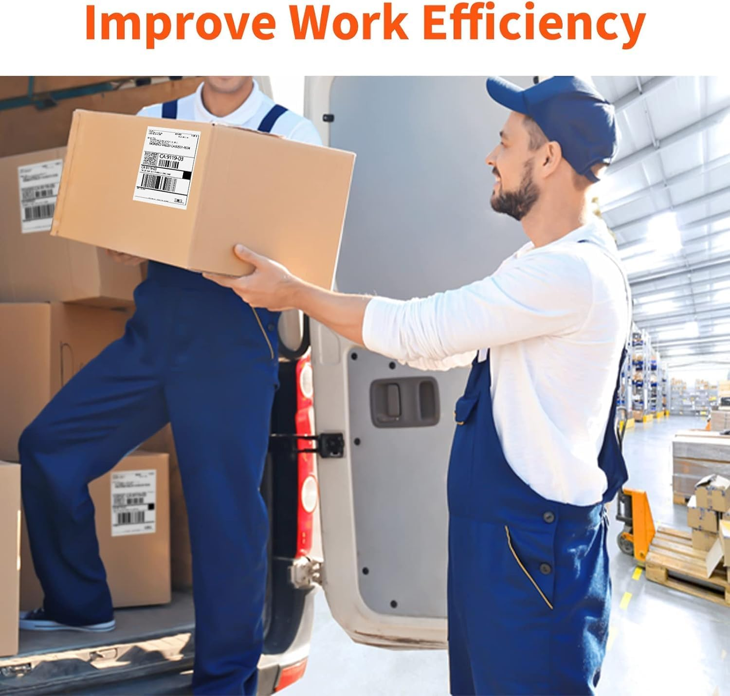 4"X6" Thermal Labels - Compatible with Dymo，Rollo, Brother, Zebra and Most Thermal Printer, Perforated Postage Thermal, Commercial Grade,Permanent Adhesive, 250 Labels/Roll image number 5