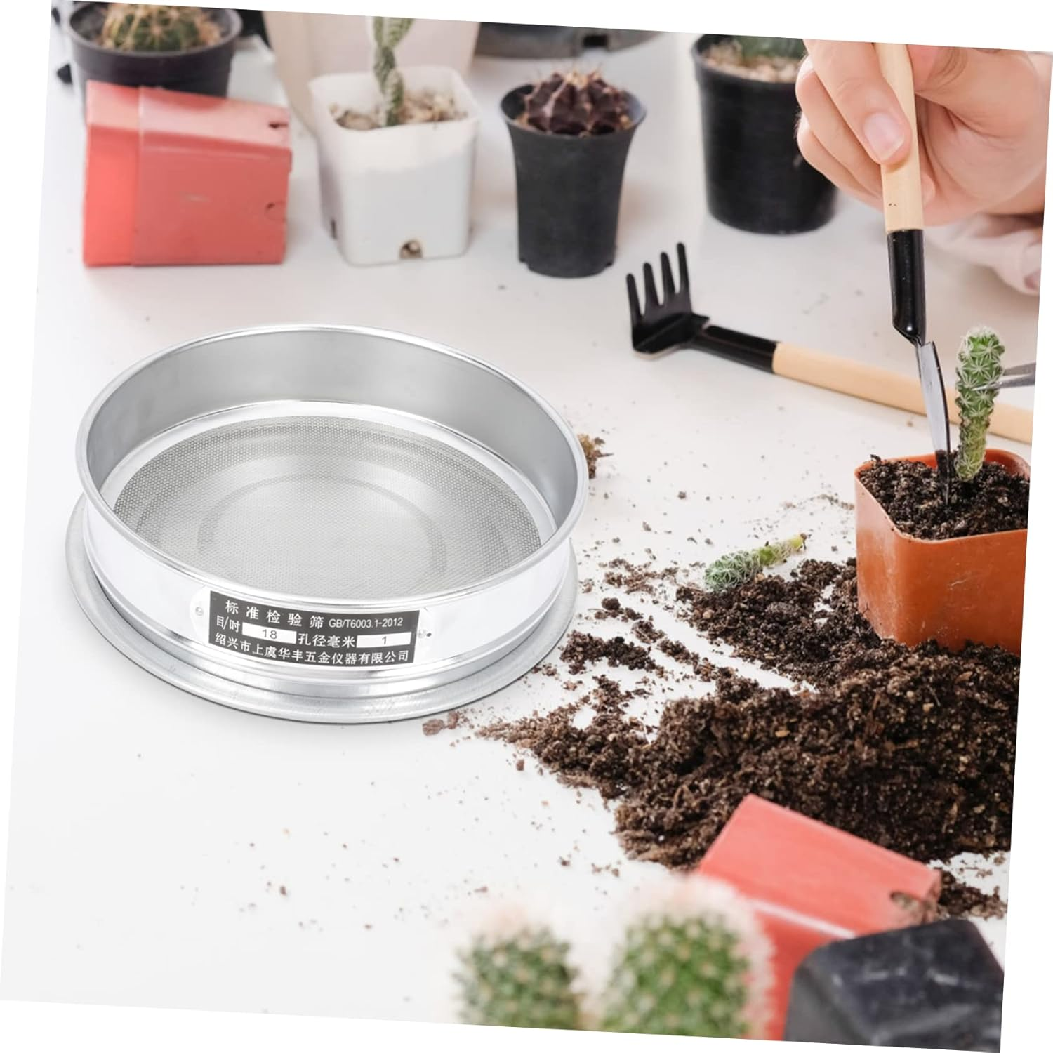 Stainless Steel Microgreens Growing Tray Set Lid, Stackable Nursery Growing Tray for Soilless Germination and Indoor Gardening Supplies image number 3