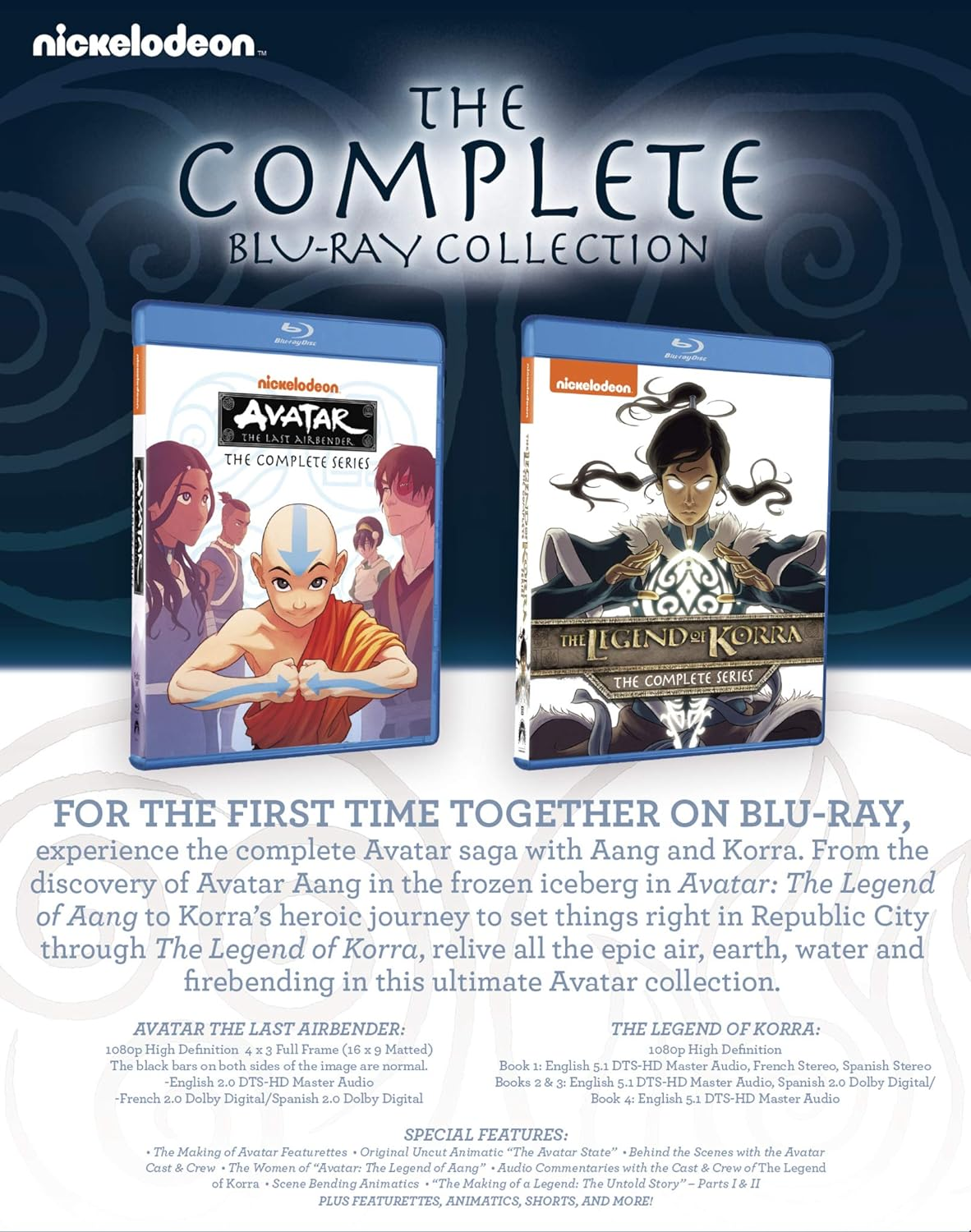 Avatar: the Last Airbender / the Legend of Korra: the Complete Blu-Ray Collection image number 1