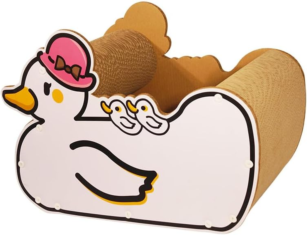 Cat Scratching Post, Cat Litter Box, Cat Bed, Cat Sofa, Cat Scratching Board, Indoor Cat Scratching Post (Bathing Duck-Women) image number 4