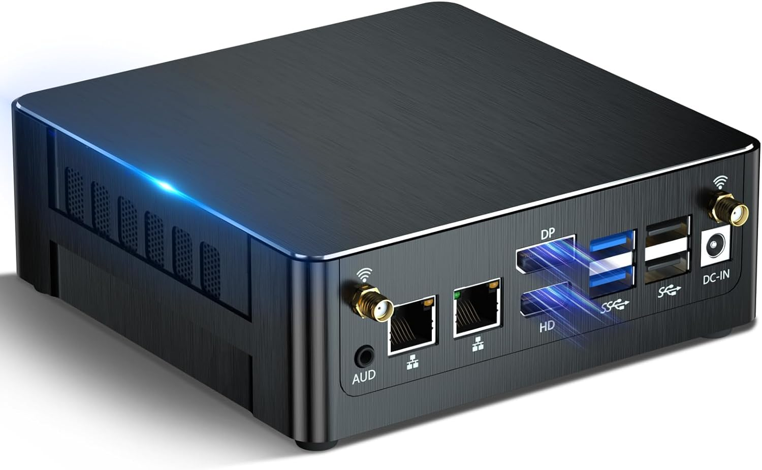 Mini PC I9, Desktop Computer with Core I9-12900H, 14 Cores Upto 5.0Ghz, Windows 11 Pro, 64G DDR4, 1T M.2 PCIE4.0 SSD, DP/HDMI/USB-C Triple Display, Support 8K/4K@60Hz, Dual LAN, Wifi6E/Bt5.3 image number 3