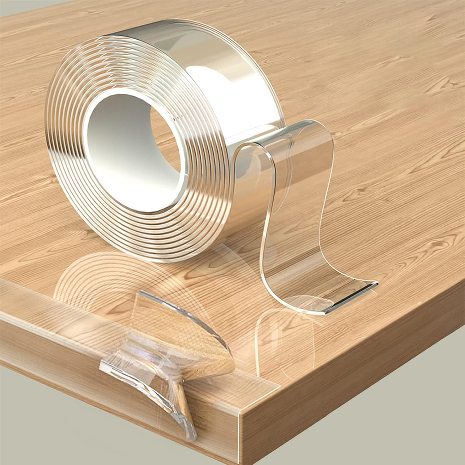 5 Metres Baby Edge Protection, Self-Adhesive Corner Protection Bands, Widening Soft Table Edge Protector for Fridge, Sink, Table, Cabinet, Bed, Glass Table Furniture (Transparent) image number 3