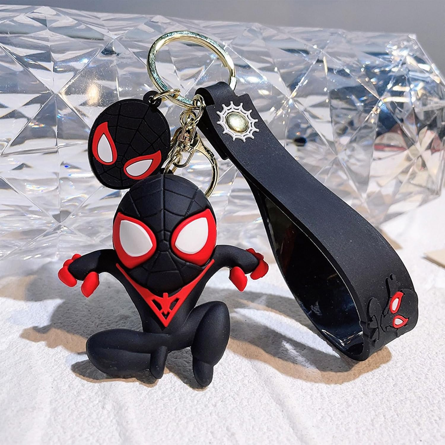 Cartoon Keychain for Girls and Boys, Cute Keychains Accessories Keyring Key Wristlet Car Charms Backpack Key Chain image number 3