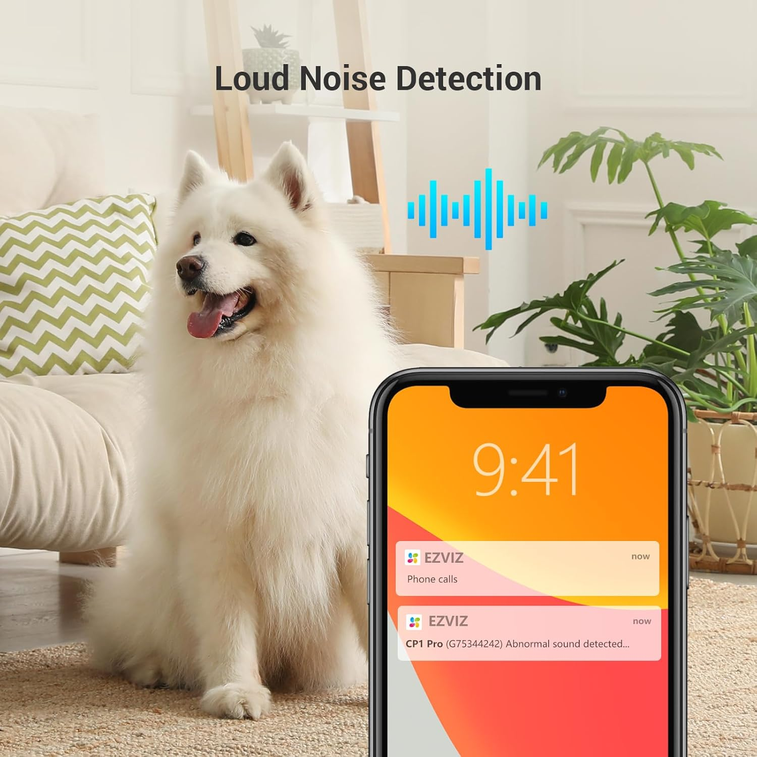 EZVIZ 2K+ Security Camera Indoor, Baby Monitor with Cry Detection, 360&deg; PTZ, Pet Camera, Color Night Vision, Auto Tracking, 2-Way Talk, 2.4G/5Ghz Wifi Camera, Compatible with Alexa (CP1 Pro 4MP)