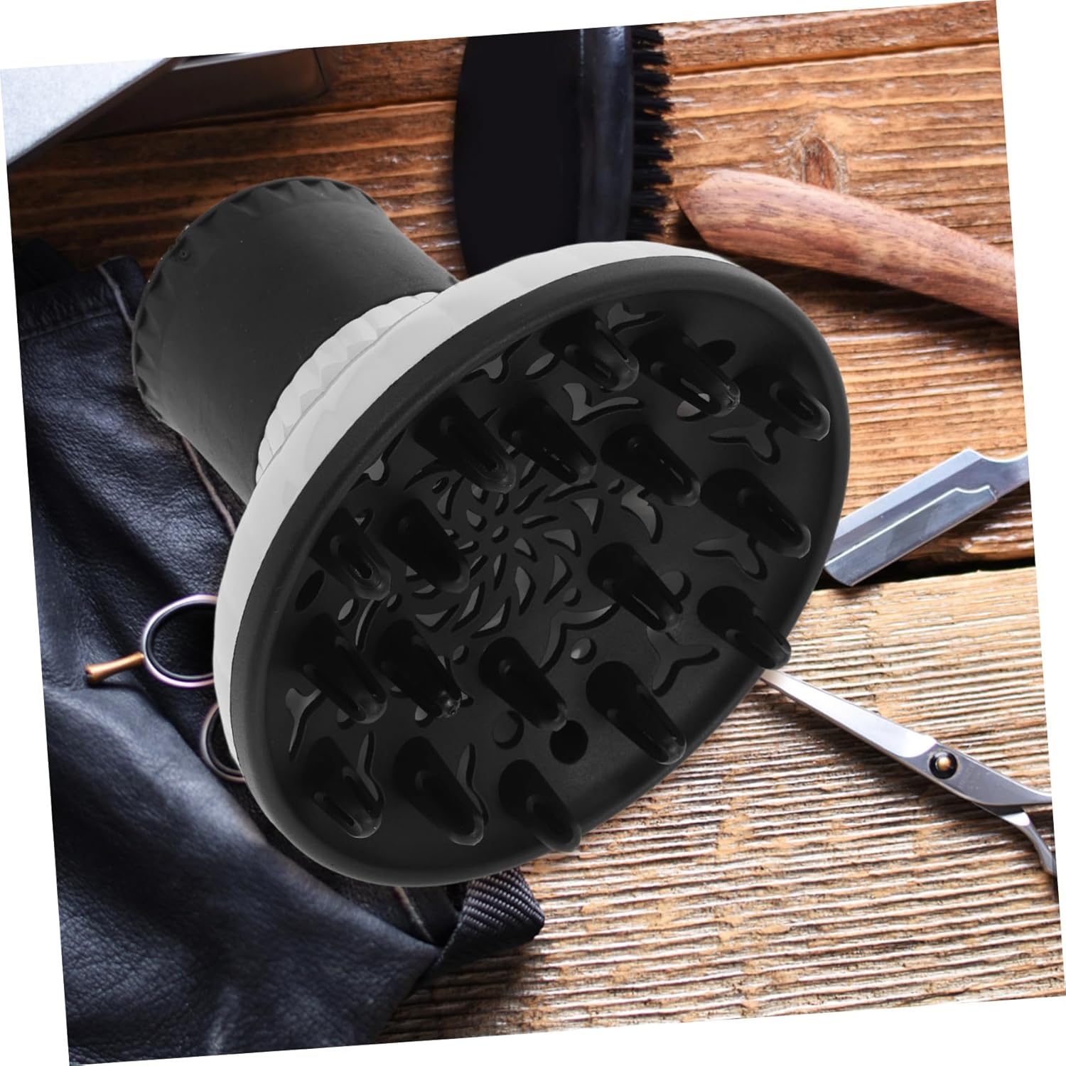 SHERCHPRY Hair Dryer Diffuser Attachment Travel Diffuser for Curly Wavy Hair Blow Dryer image number 6