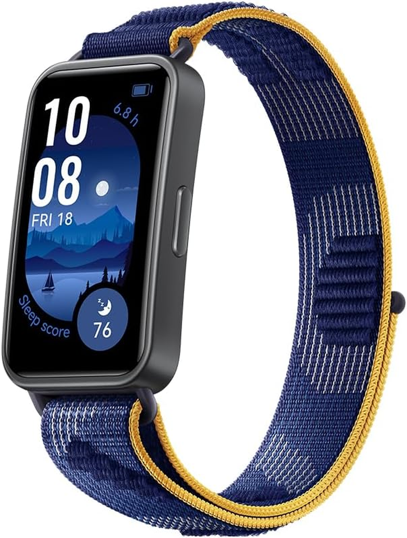 Huawei Band 9 Smartwatch, Comfortable All-Day Wearing, Science-Based Sleep Tracking, Fast Charging & Durable Battery, Intelligent Brightness Adjustments, 100 Workout Modes, Ios&Android, Blue image number 1