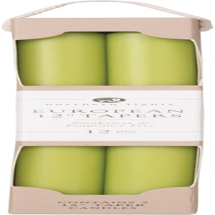 Northern Lights Candles - 12" 2PK Premium Tapers, Soft Pink - 72882 image number 3