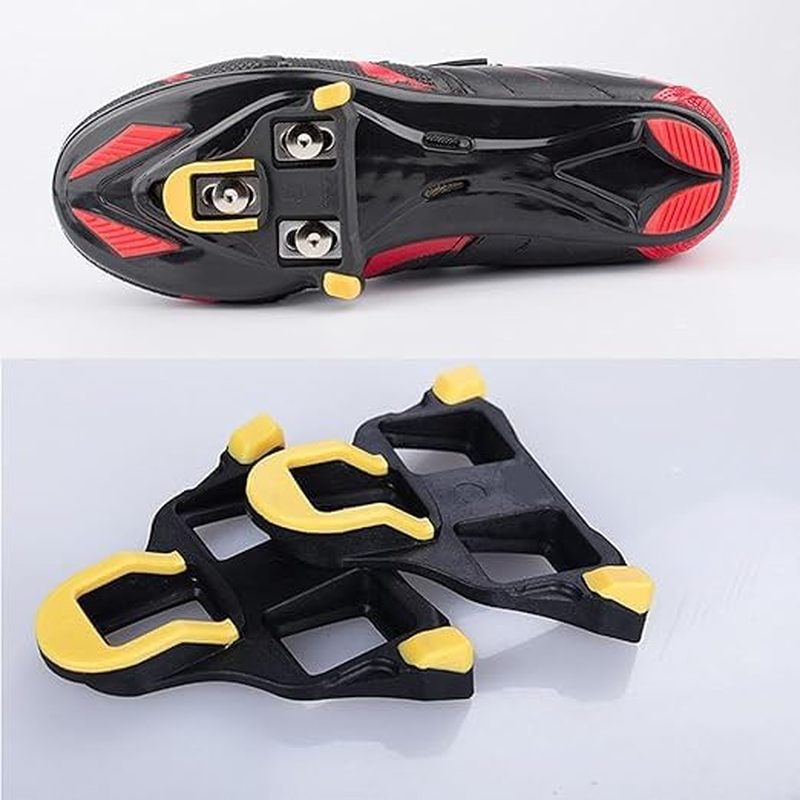 Road Pedal Cleat, 2 Pcs Bicycle Pedal Cleats, Road Bike Cleats for Shimano SPD SM-SH51 Locking Cycling Pedals Cleat System Shoes, Bike Indoor Cycling & Road Bike Bicycle Set image number 6