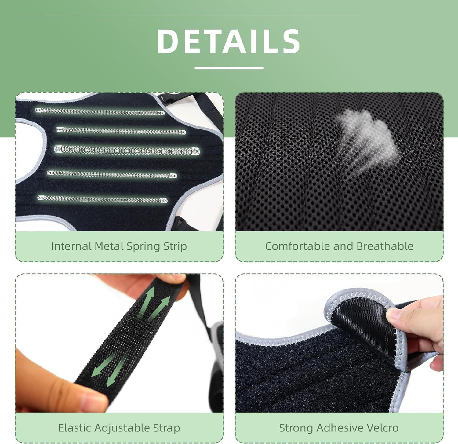 Dog Back Support Arthritis & Pain Relief, Dog Back Support for Accelerated Surgical Recovery, Dog Back Support for Preventing Back Problems in Small Dogs and Large Dogs (Black, S) image number 1