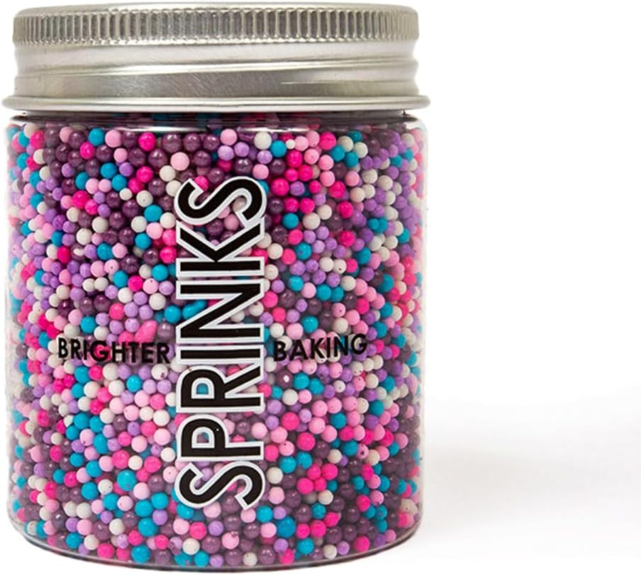 Sprinks Bubble Me Happy Multicoloured Nonpareils 65G - Edible Cake Decorations | Cake Sprinkles | Cupcake Sprinkles | Nonpareils for Baking | Versatile Sprinkles | Cookie Decorations image number 3