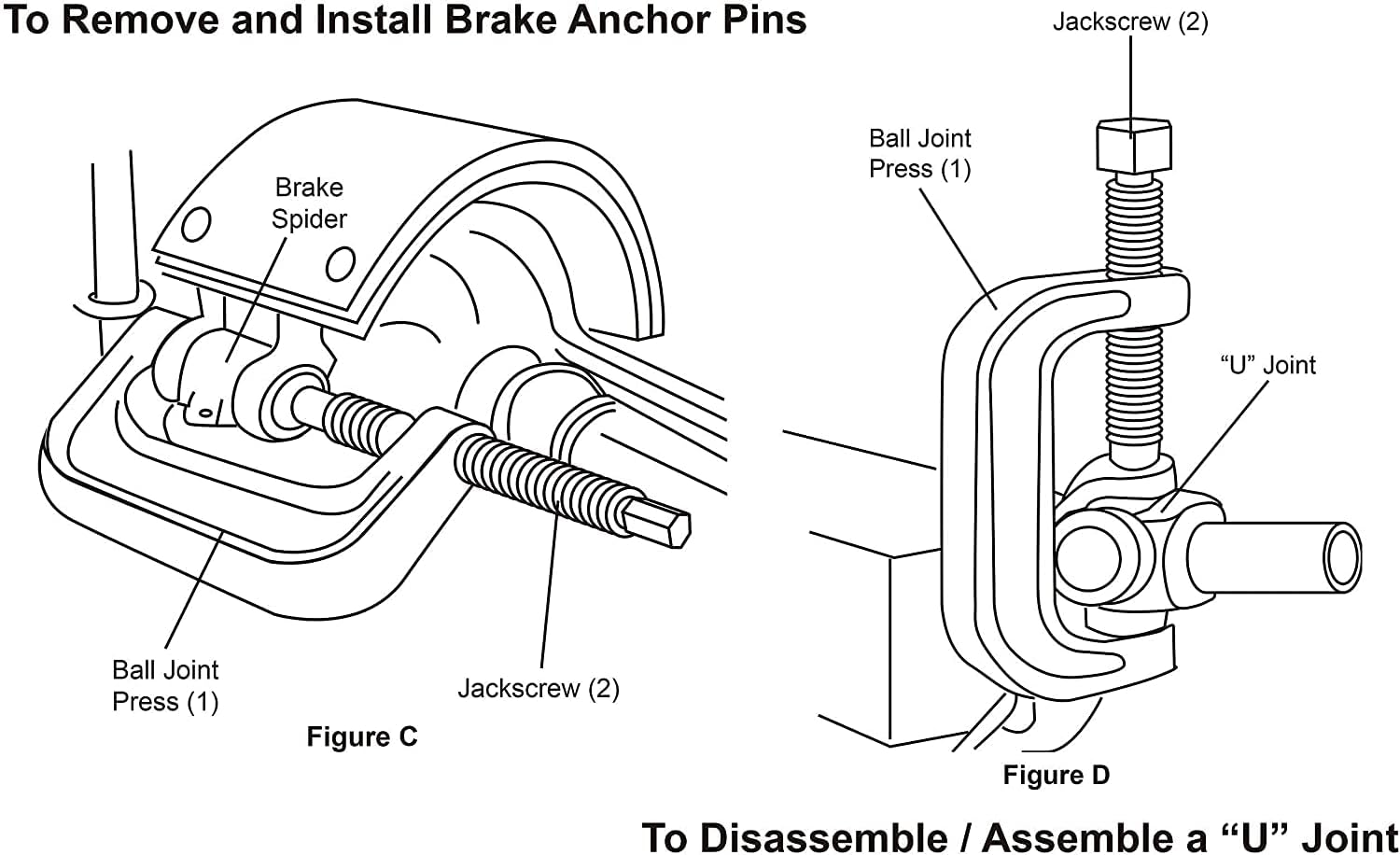 DAYUAN Ball Joint Press & U Joint Removal Tool Kit with 4X4 Adapters for Most 2WD and 4WD Cars and Light Trucks - Blue image number 4