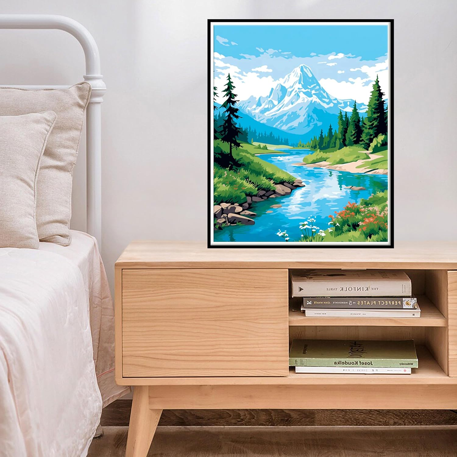 Ycydilirab Mountain Paint by Numbers for Adults - Landscape, 16X20Inch, Acrylic Canvas, Non-Foldable image number 5