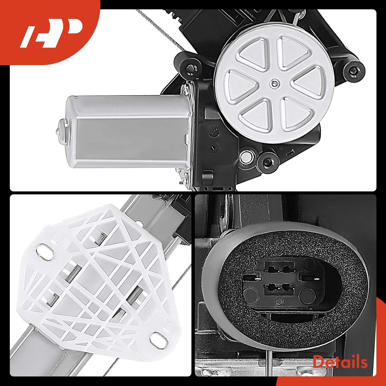 A-Premium Window Regulator with Motor Replacement for Honda Accord 2008-2012 Front Left image number 2