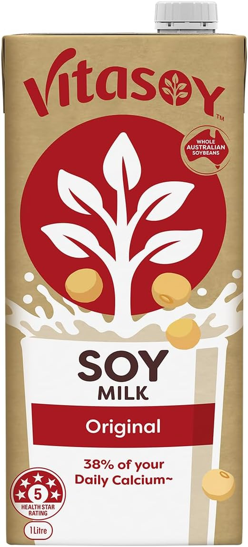 Vitasoy Original Long Life Soy Milk 1L image number 2