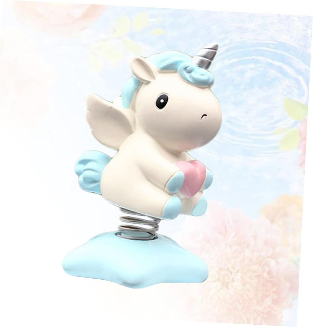 Abaodam Unicorn Ornaments Shaking Head Desktop Decoration Car Dashboard Accessory Home Products