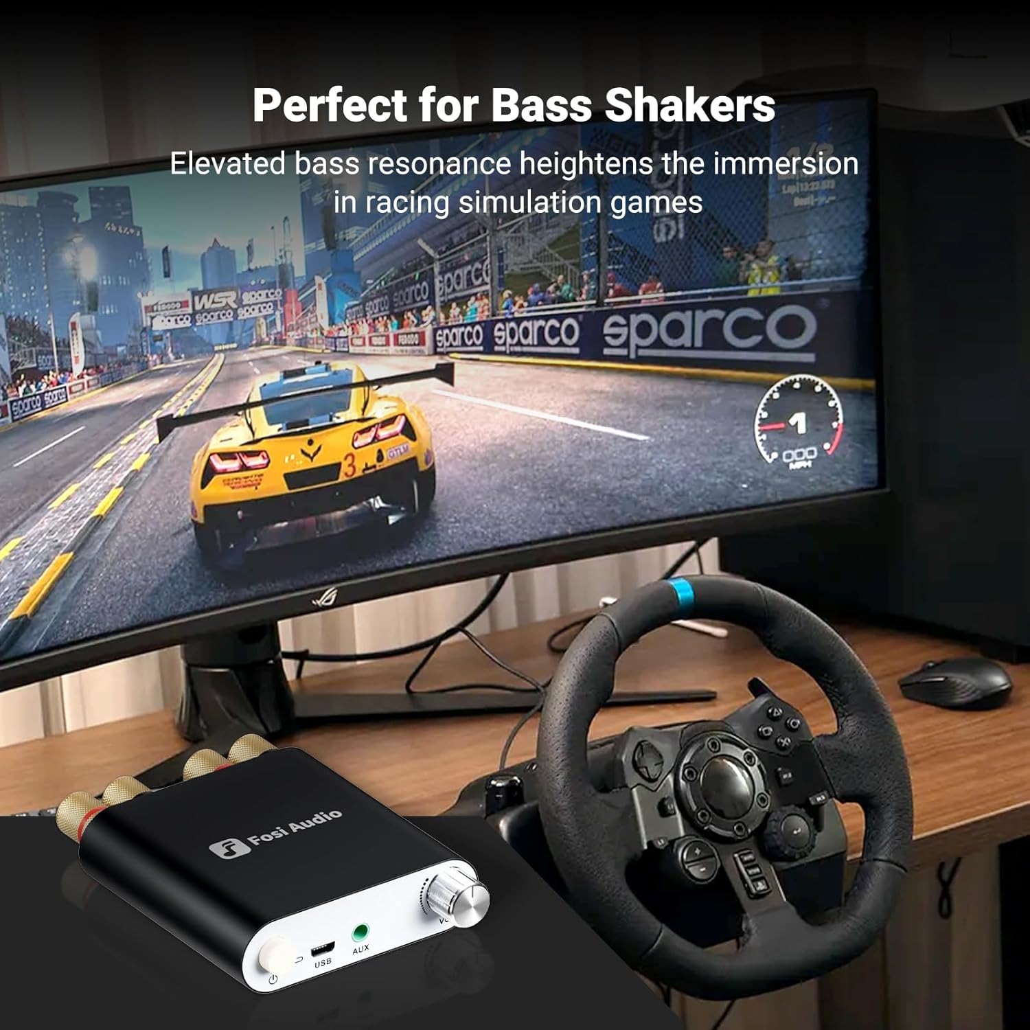 Fosi Audio ZK-1002D Mini Bluetooth Amplifier Hifi Stereo Wireless Audio Receiver Compact Power Amp 100W *2 Dual Channel Class D with AUX USB Inputs for Passive Speakers image number 4