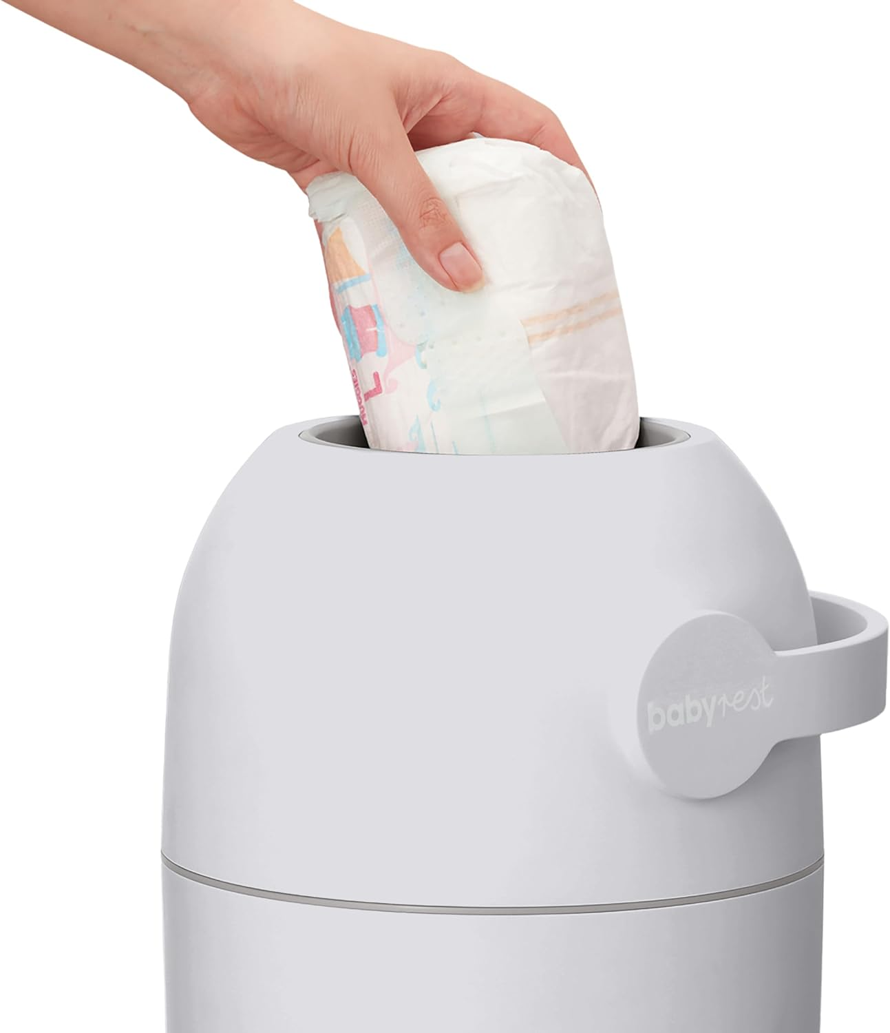 Aster Nappy Bin. White image number 1