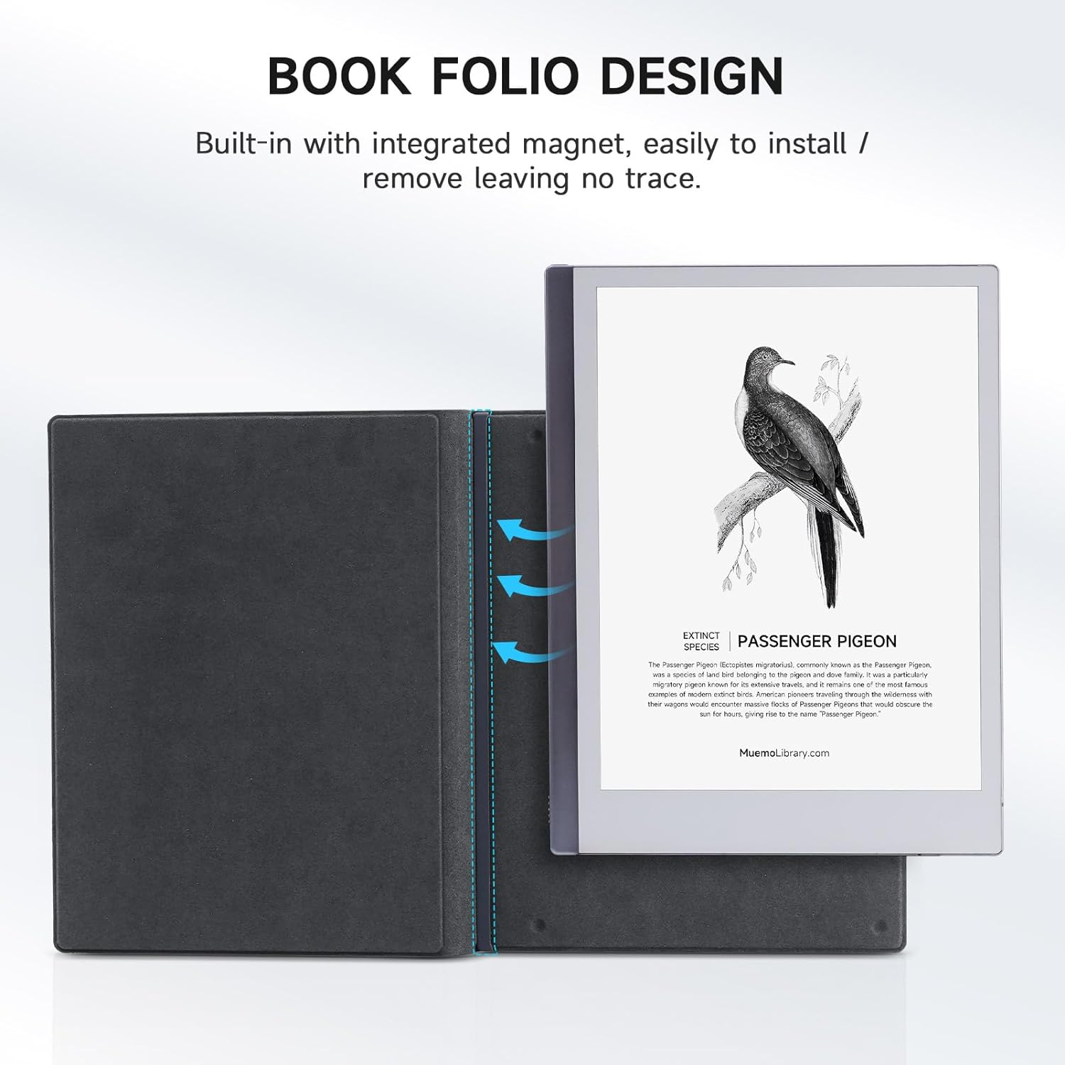 Ayotu Premuin PU Leather Smart Case for Remarkable 2 Paper Tablet 10.3" 2020 Released - Program Templates & Replacement Marker Stylus Pen Tips-[All in One Bundle]-Enhance Your Writing Experience. - B-Brown image number 2