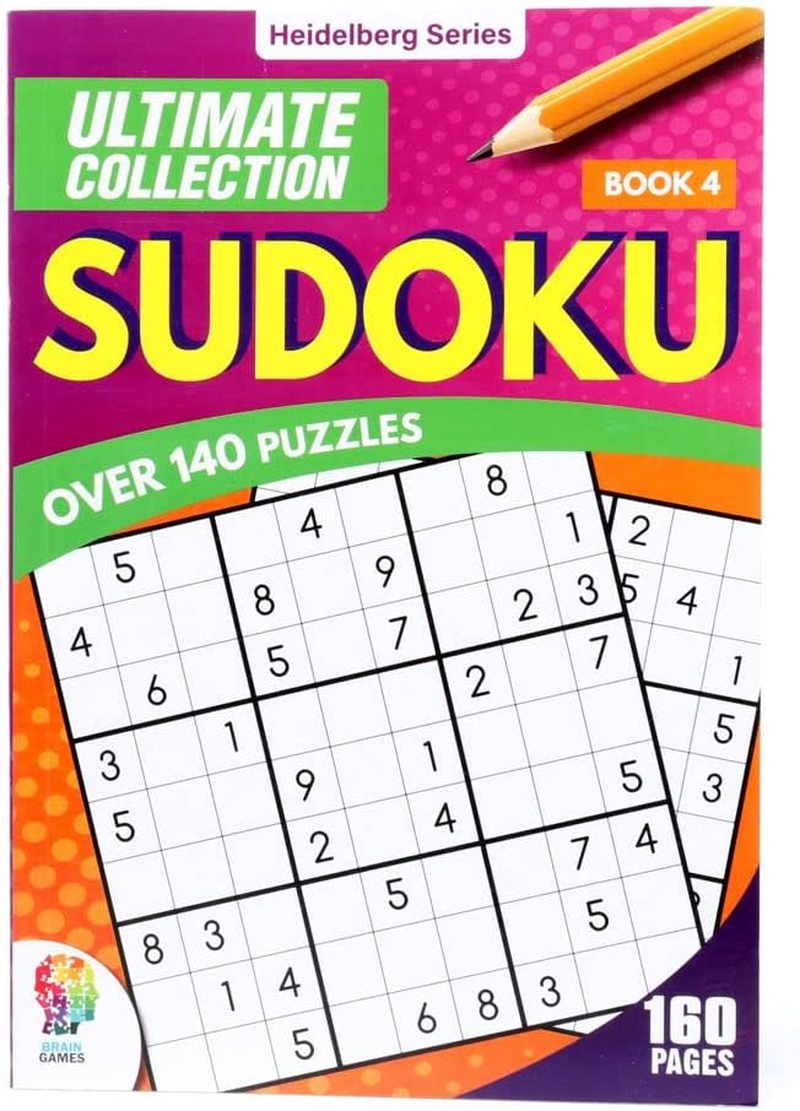 4 Books X 160 Questions Office Central Sudoku Activity Books, More than 140 Puzzles for Adults, Beginners to Experts Stimulating for the Mind, Helps Further Develop Problem Solving Skills, over 140 Puzzles per Book image number 6