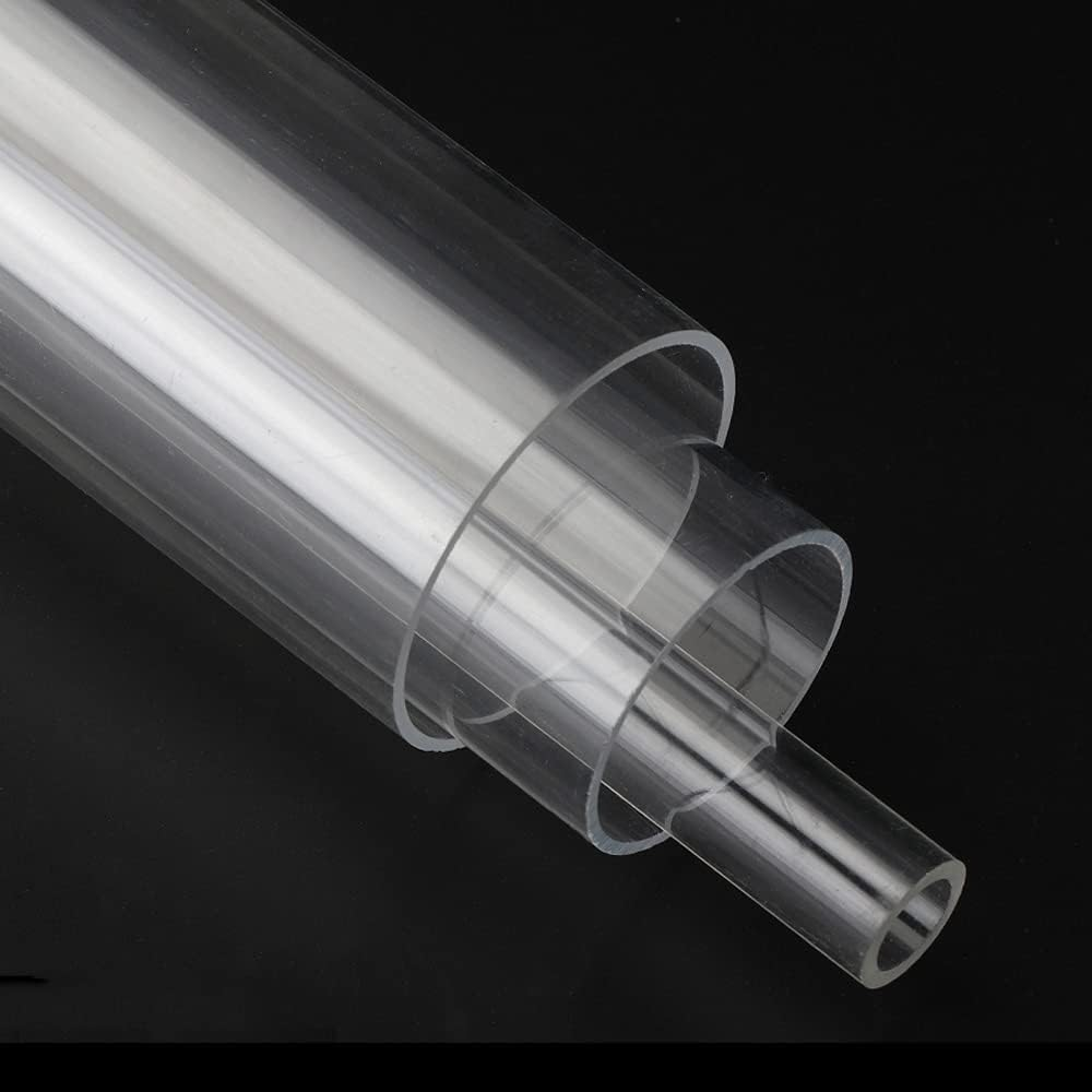 Acbbmns 5Pcs Acrylic Clear Plastic Tube round Pipe 45Mm OD 2Mm Wall 250Mm Length image number 3