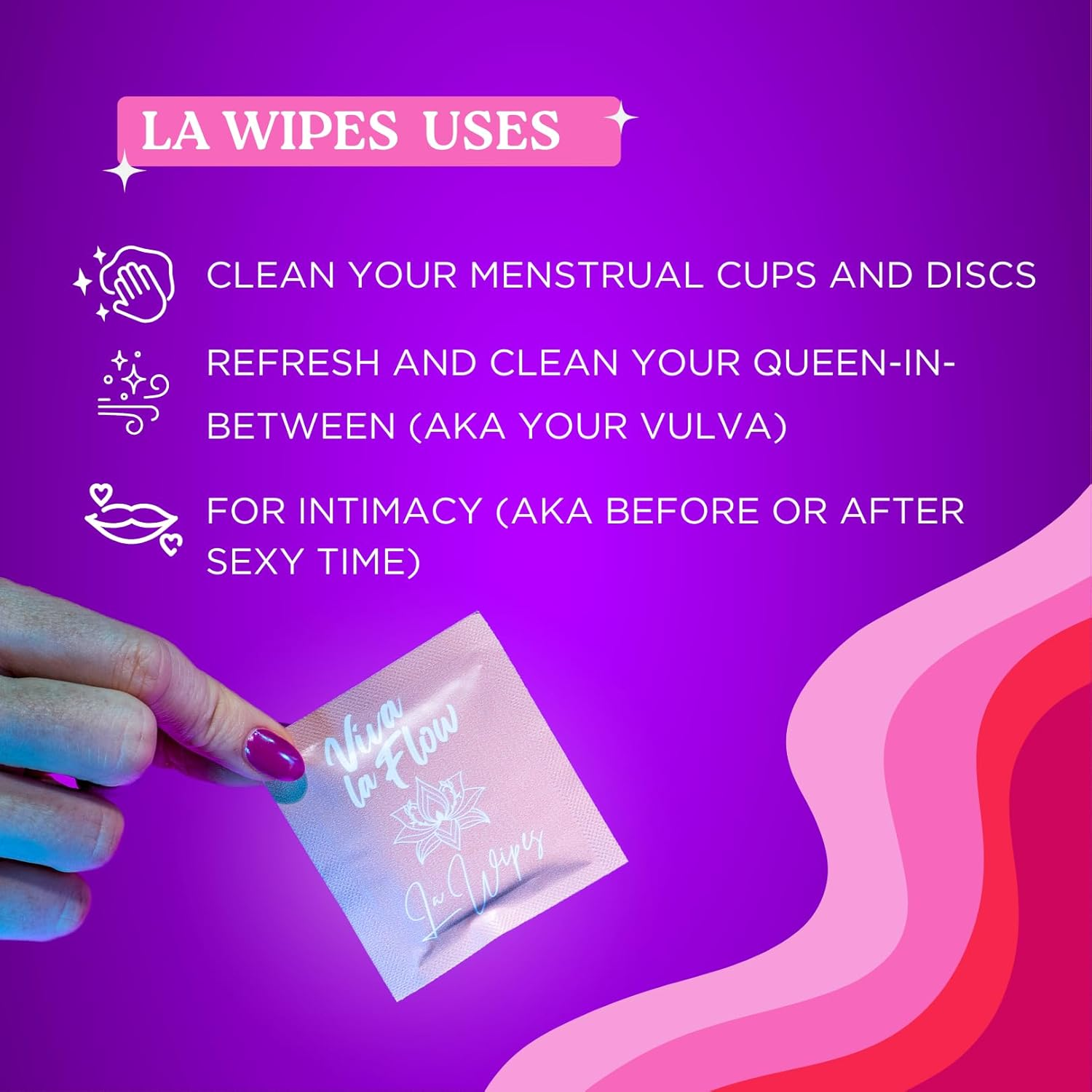 Sterilizer Kit for Menstrual Cup & Period Disc - Microwave Sterilizer - with Cute Portable Sterilizer Case & Flushable Period Wipes - Menstrual Cup Cleaner Kit for Maximum Feminine Care image number 5