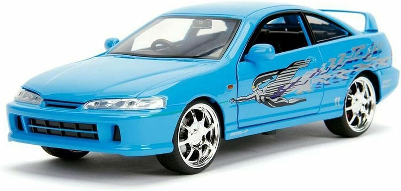 Jada Fast & Furious 1:24 Mia'S Acura Integra Type-R Die-Cast Car, Toys for Kids and Adults,Blue image number 4