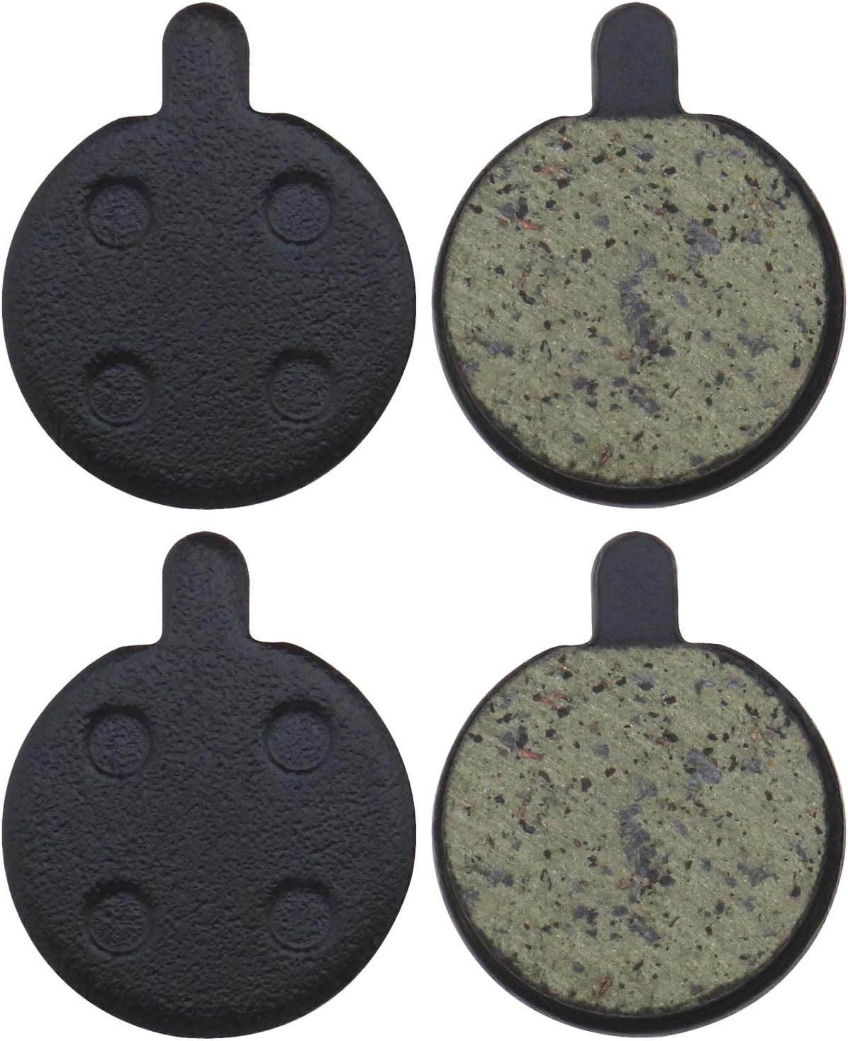 Emagtech 2 Pairs Brake Pads Compatible with Xiaomi M365 Pro/Pro 2 Electric Scooter Equipment Spare Parts Replacement Accessories 23X18.5X4Mm