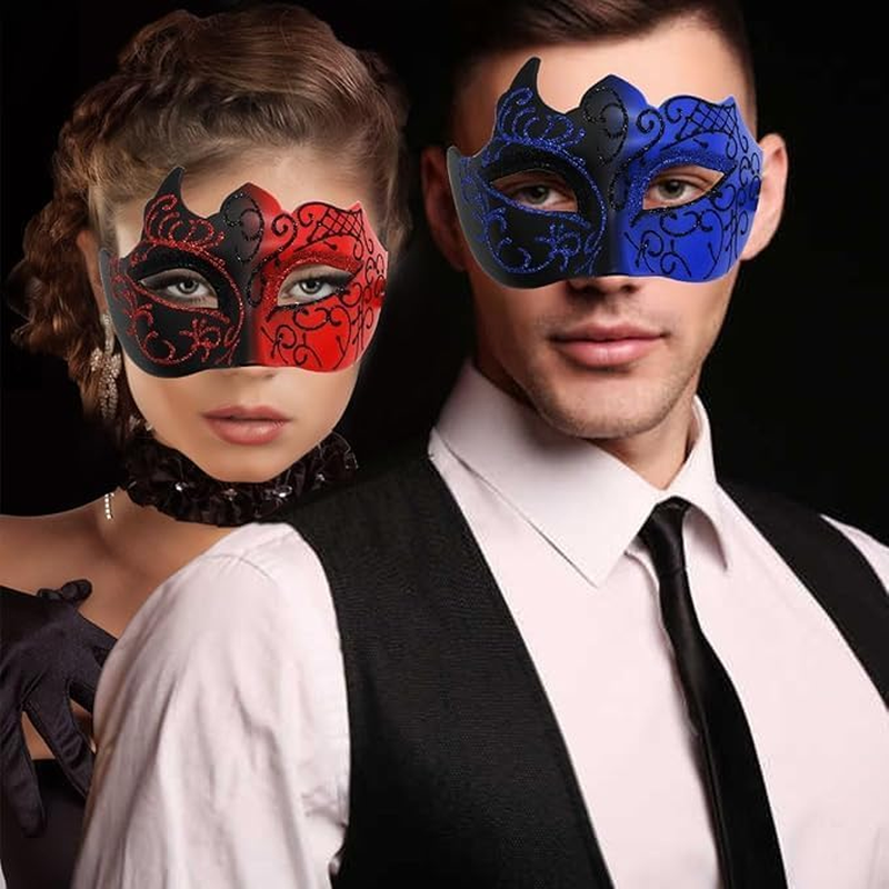 Masquerade Mask for Women Men Mask for Halloween Eye Mask for Party Prom Ball Bar Costume image number 2