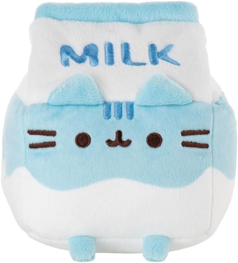 Pusheen Sips: Regular Milk Carton Plush Toy, 12 Cm Height