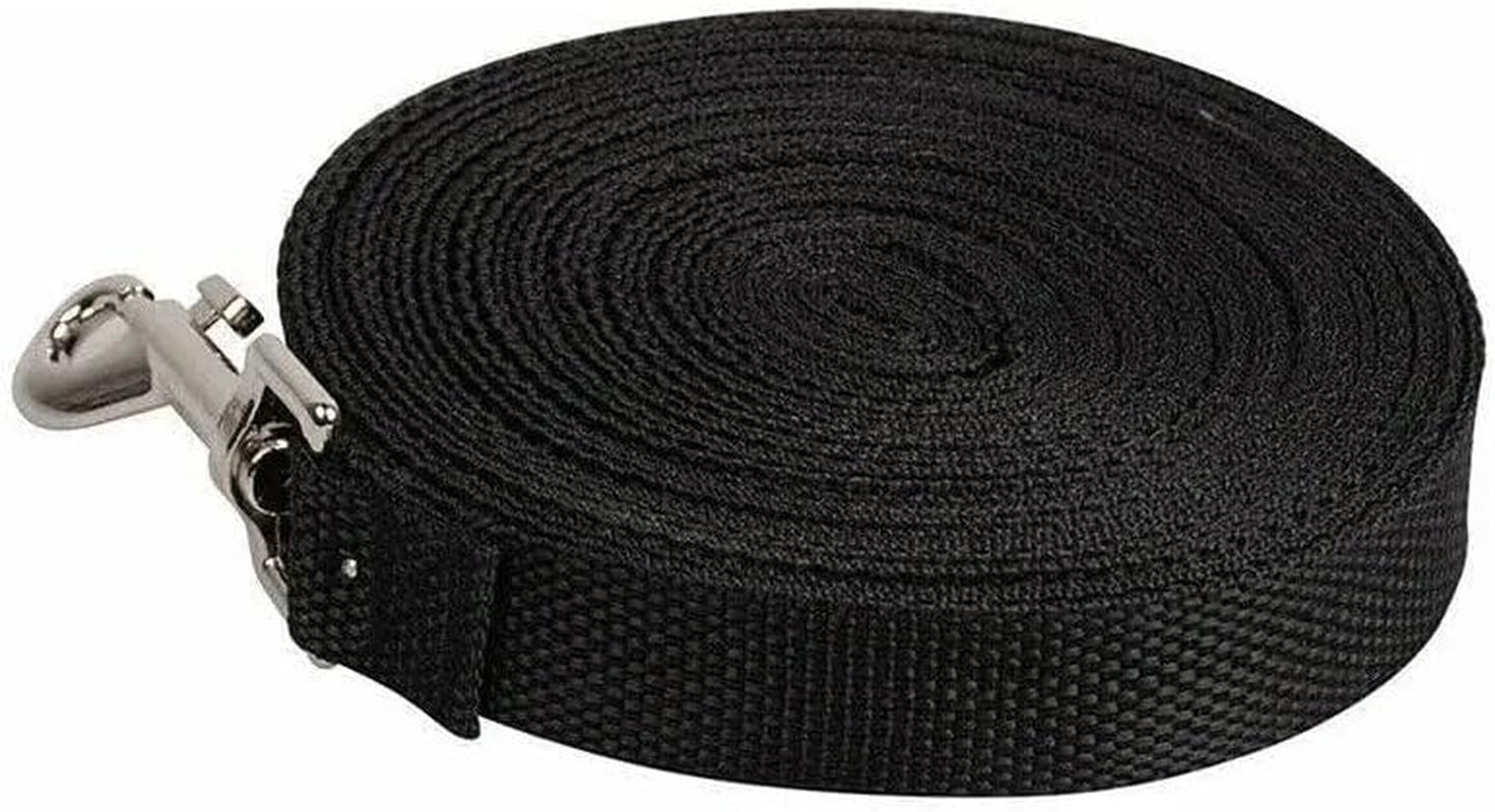 50Ft/15M Long Dog Lead Long Line Dog Leash Pet Puppy Leash Great for Dog/Puppy Training,Play,Camping,Extra Long Dog Leash- Durable with Stainless Steel Hook