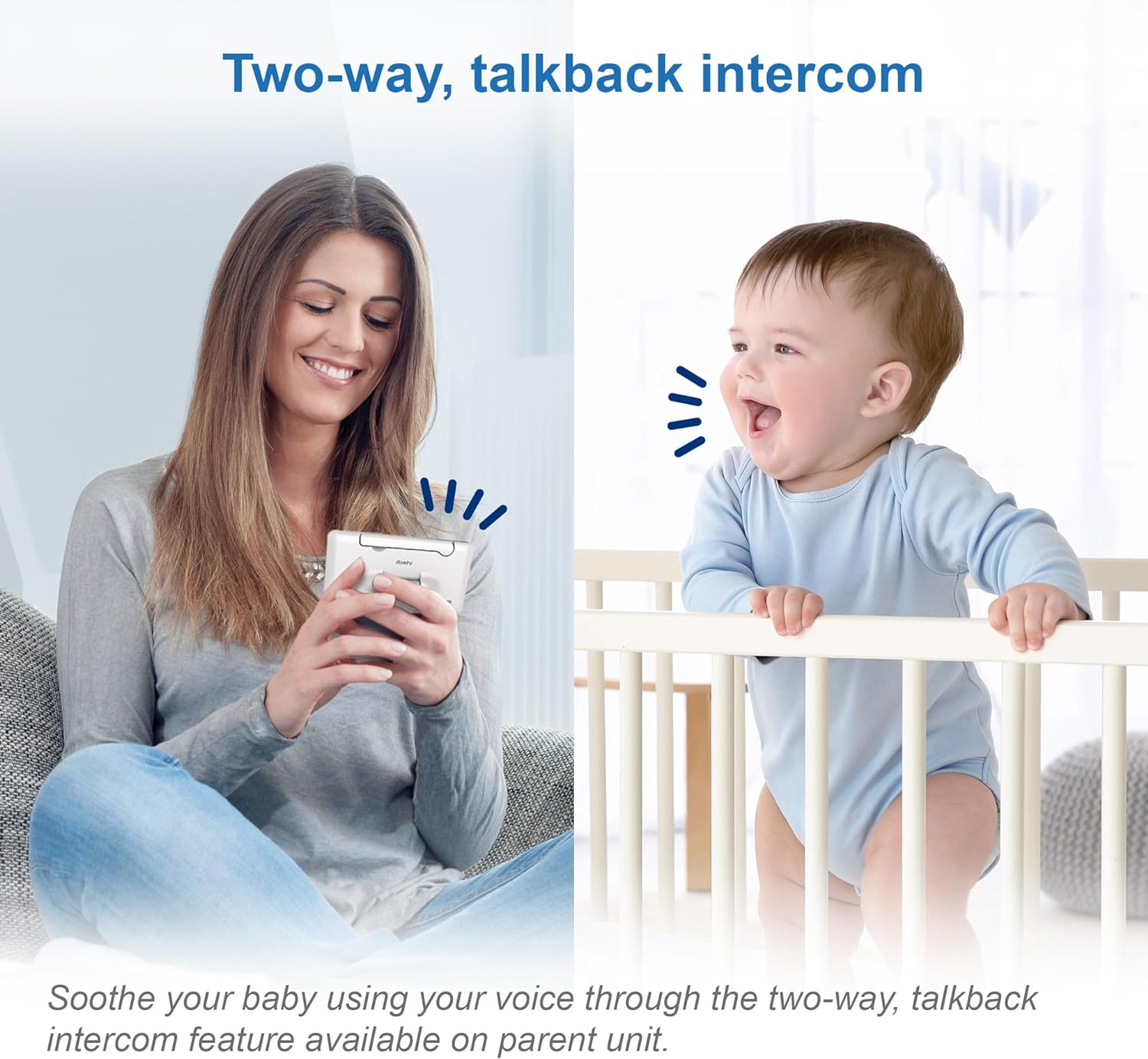 Vtech BM3800N 2.8" 2-Camera Full Colour Pan & Tilt Video Baby Monitor image number 2