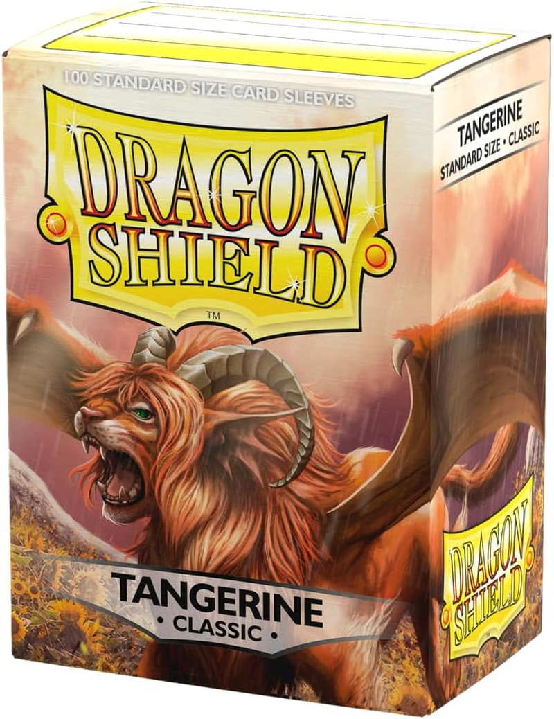 Dragon Shield Classic Art Sleeves Set of 100 Sleeves - Tangerine image number 4