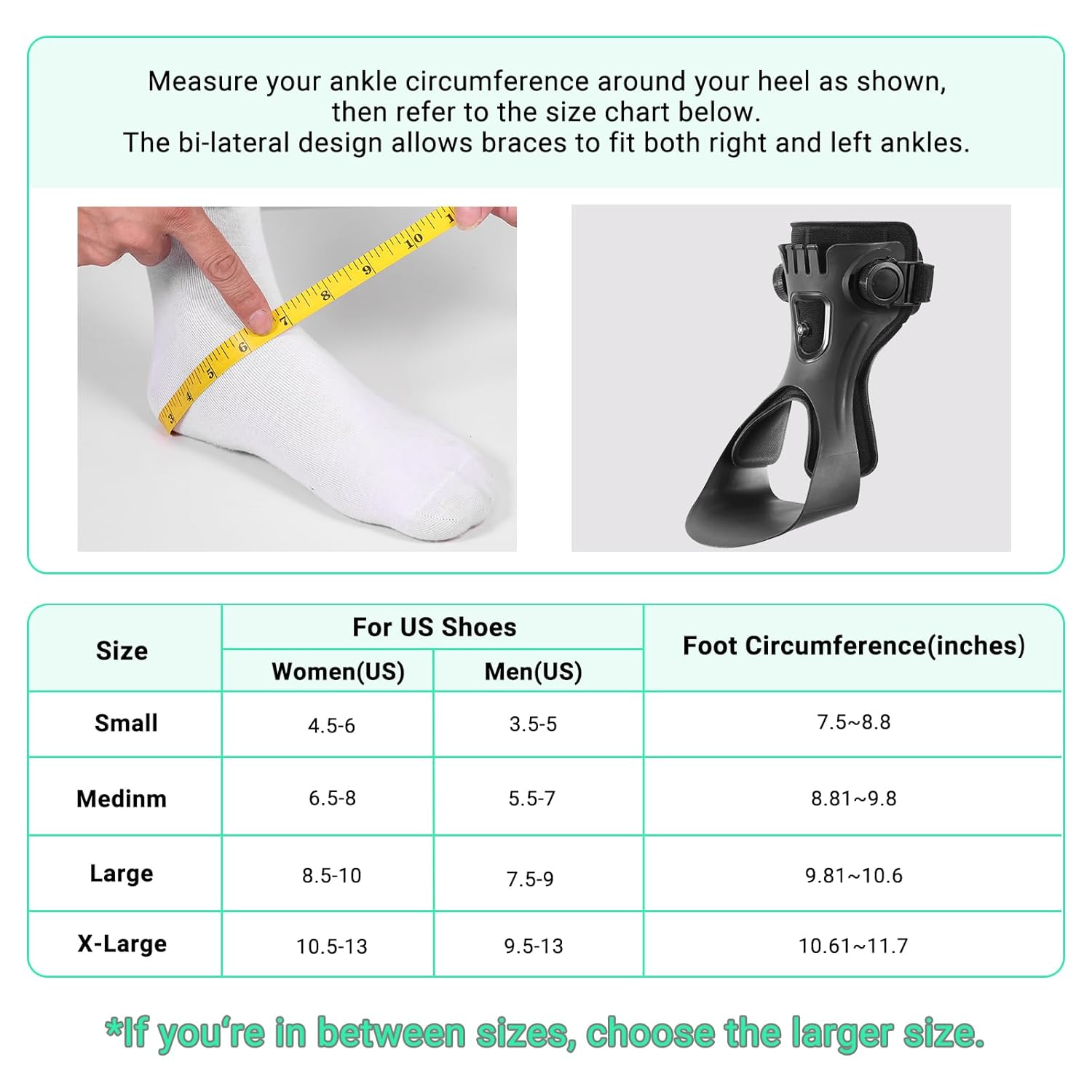 Ankle Foot Orthosis Brace for Foot Drop,Afo Ankle Brace Foot up Stabilizer for Hemiplegia, Ankle Support Shoes Walking for Stroke Rehab Training at Home (S, LEFT)