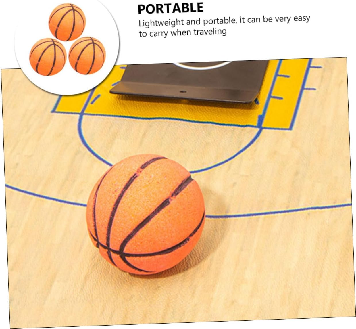 3Pcs Essential Oil Bubble Bath Salt Balls Basketball Shape Bath Balls for Boys and Girls Adults image number 6